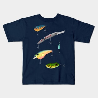 Fishing Lures Kids T-Shirt